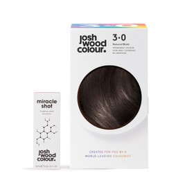 Josh Wood Colour Miracle Kit - Permanent Colour 3.0 and Miracle Shot,62% LESS BREAKAGE, 2.7 TIMES STRONGER HAIR, 38% LESS COLOUR FADE, Covers 100% of grey, Ammonia free