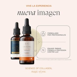 Collagenic | Serum Facial Antioxidante con Vitamina C y Colágeno | Unifica el Tono de la Piel, Ilumina, Hidrata y Suaviza | Suero de Día | 50 ml