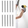 10Pcs 6mm Magnetic Screwdriver Bits Alloy Steel 1/4 Inch Hex