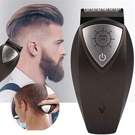 Easy Hair Clipper Hair Clippers, Electric Hair Clipper Waterproof Hair Trimmer Tool Haircut Clippers Hair Clipper Set Hair Cutting Set Hair Cutting Machine for Adult Children Gray (Color : White)