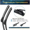 Windshield Wiper Blades 17" + 17" Winter Summer Wiper Wiper