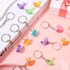 Liliful 36 Pcs Resin Axolotl Keychain Mini Cartoon Keychain Kawaii
