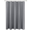 Biscaynebay Fabric Shower Curtain Liner 72" x 72", Dark Grey