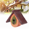 Bird House Garden Tree Decoration Hummingbird Synthetic Resin House Craft