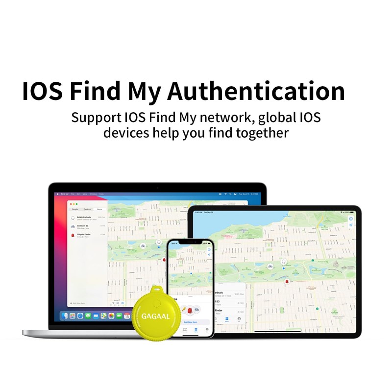 Air Tracker Item Finders, Bluetooth Locator Works with Apple Find