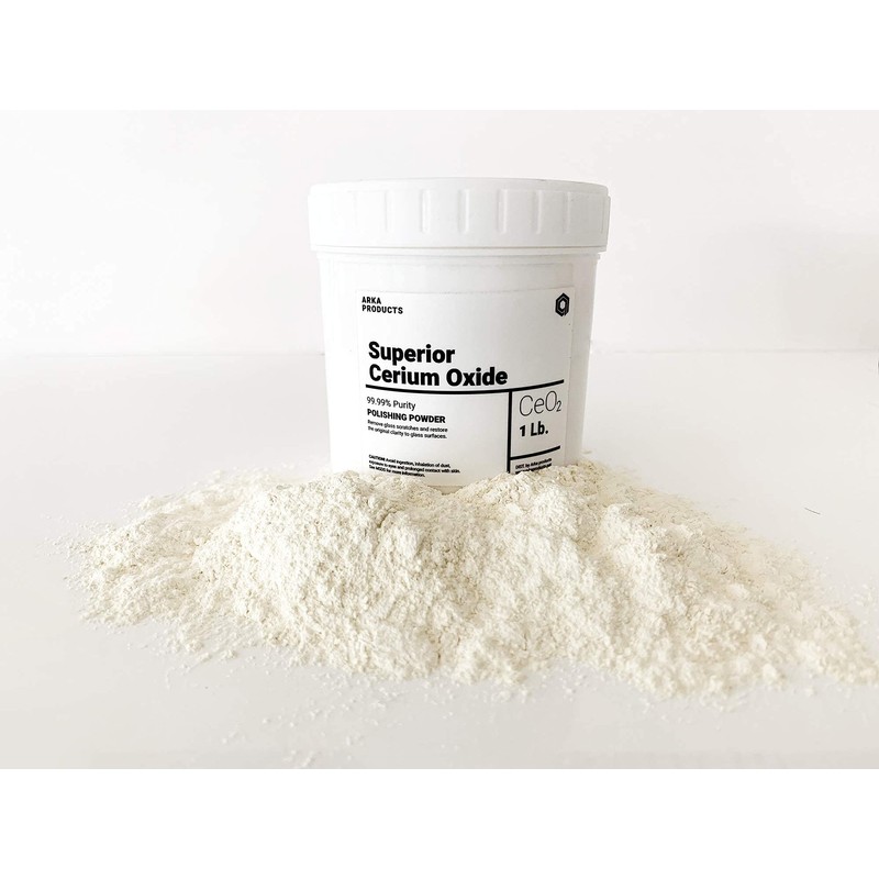 Premium Cerium Oxide- Optical Grade Compound 1lb for Scuff, Marks