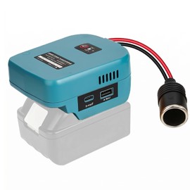 18V to 12V Step-Down Adapter for Makita 18V Battery Power Converter Wheel, DC 12V 10A 120W Buck Converter Regulator for Golf Cart RC Car Truck Light & DIY