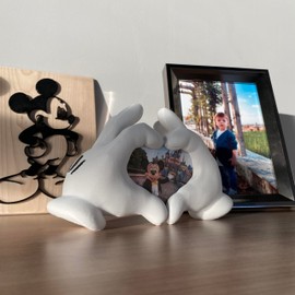 Heart Hands Photo Frame, Memory Frame, Home Decoration, Kids Room Decoration,Cute Mouse, Bhirtday Gift