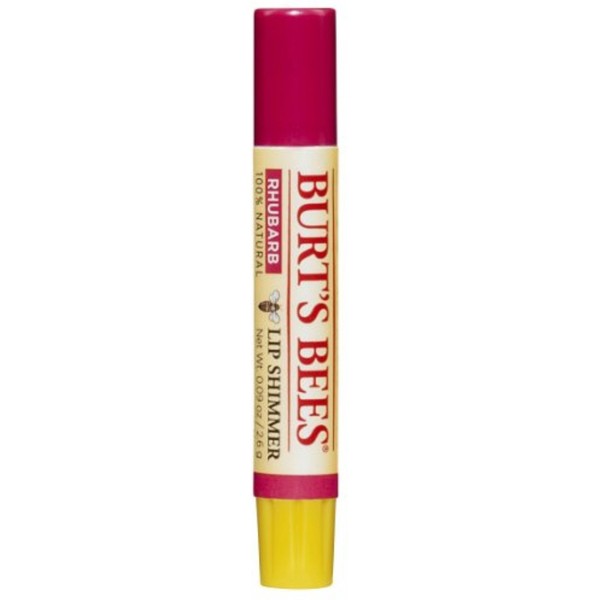 Burt's Bees Lip Shimmer - Rhubarb - 0.09 oz