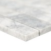 MSI Capri Blue Stacked Pattern Honed Marble Tile for Kitchen
