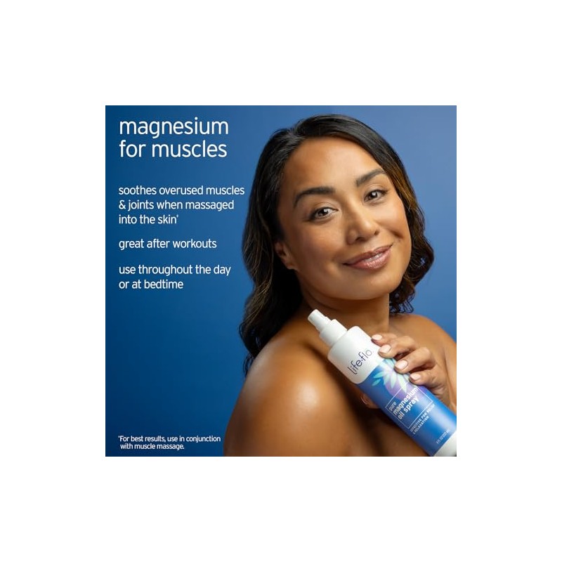 Life-flo Pure Magnesium Oil, 8 Ounce