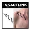 INKARTLINK Tattoo Tech, 2 Sheets Medium Semi Permanent Tattoo, Adult
