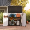EHHLY 47 Cuft Outdoor Storage Shed Shelf, Outdoor Storage Cabinet