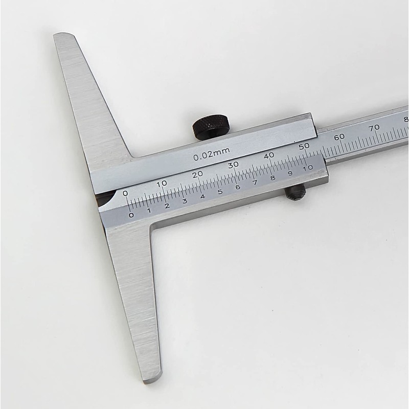 PIMALDAUM® Depth Caliper 0-150 mm Depth Gauge with 100 mm