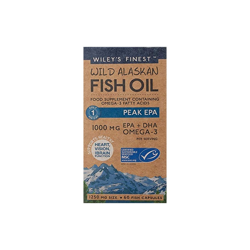 WILEY'S FINEST Peak EPA 60caps (PACK OF 1)