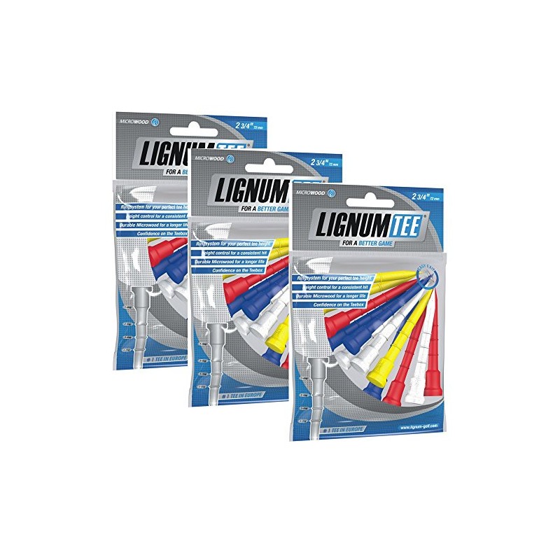 Lignum Golf Tees – Bag of 12 72 mm Long