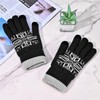 Yonchic Winter Wool Knit Gloves for Men Women, Fleece Lined