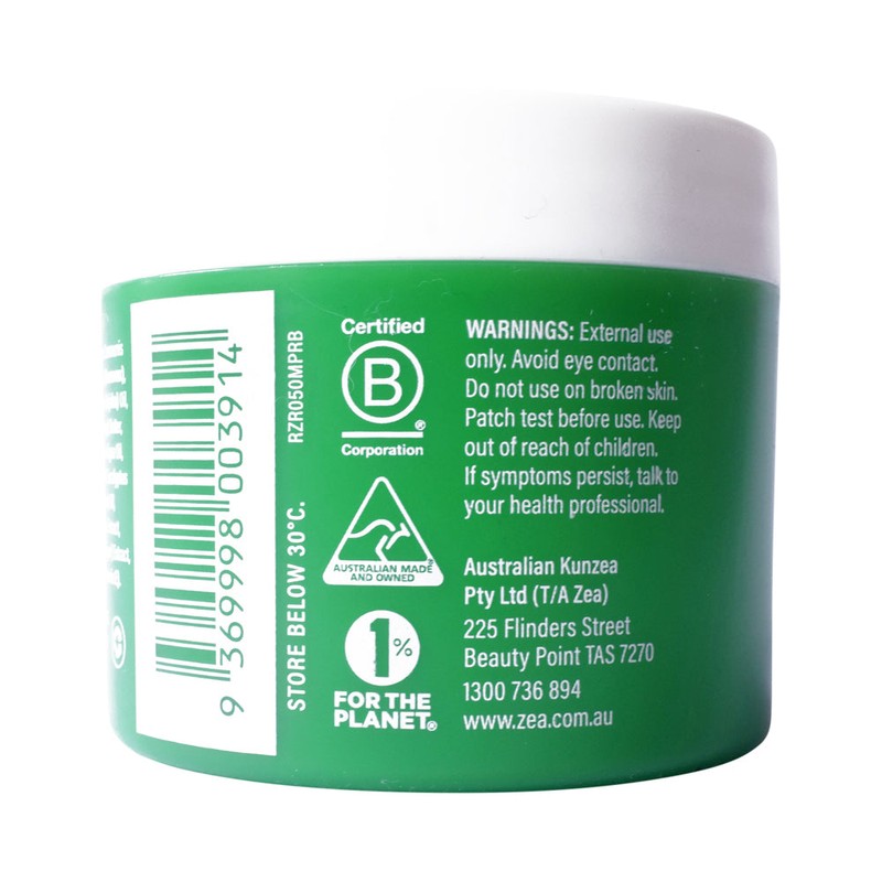 Zea Relief Kunzea Muscle Balm (Zunzea, Peppermint Gum, Arnica) 50ml