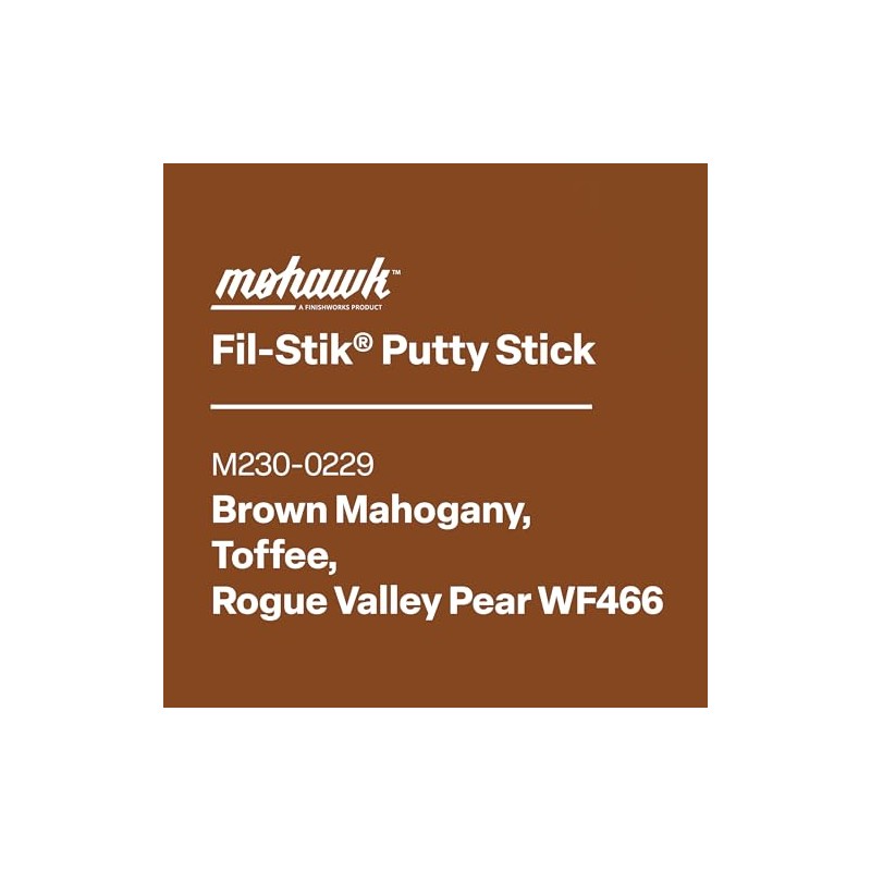 Mohawk Fil-Stik, Wax Putty Stick for Wood Repair, Storm, M230-0012,