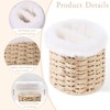 SNOWSTAR Plush Lined Eyeglasses Holder Stand for Nightstand,Boho Protective Eyeglass