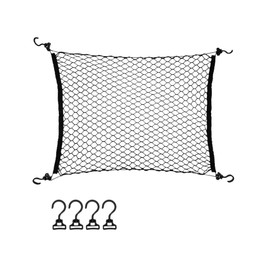 NASSIA Cargo Net Cargo Securing Net with Hooks - Drop Prevention - Easy Installation