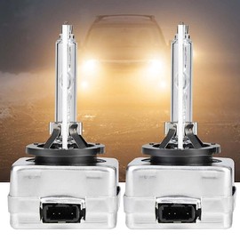D1S HID Xenon bombilla para faros delanteros, 6000K 35W luces de xenón HID de repuesto, luz alta y baja para faros delanteros de repuesto, Paquete de 2