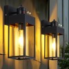 DAKAFUL 2-Pack Motion Sensor Outdoor Lights, Upgrade Dusk to Dawn
