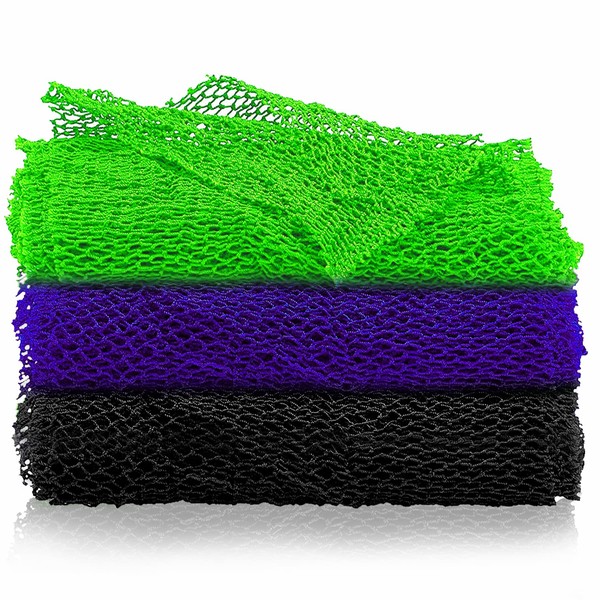 3 Pieces African Net Soft African Bathing Sponge African Body