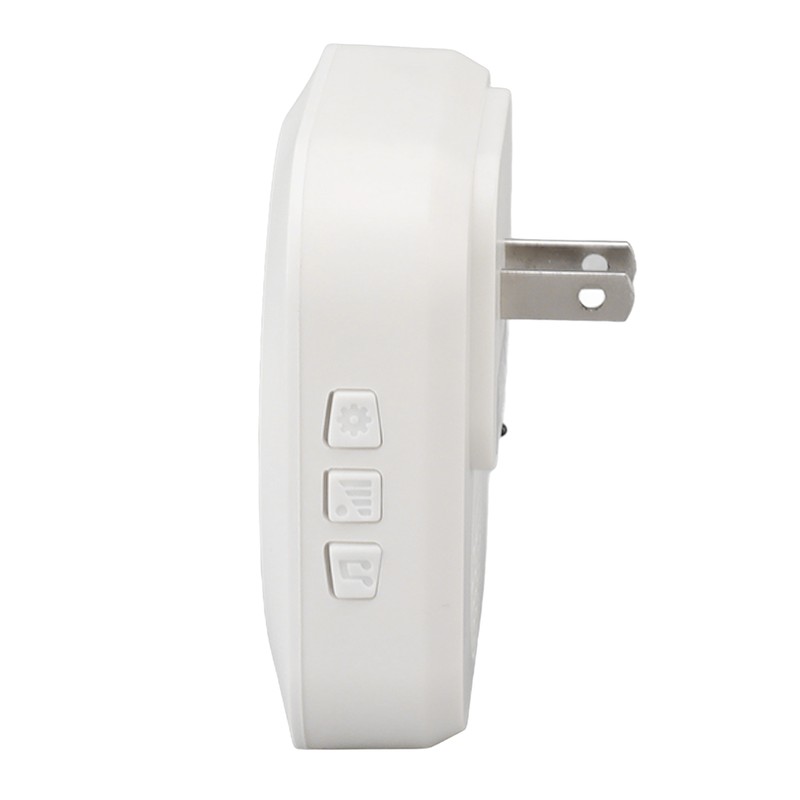 Wireless Doorbell Temperature Digital Display 4 Level Volume Adjustment Waterproof