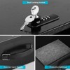 Dalmbox Portable Metal Safe Box with Dual Combination and Key