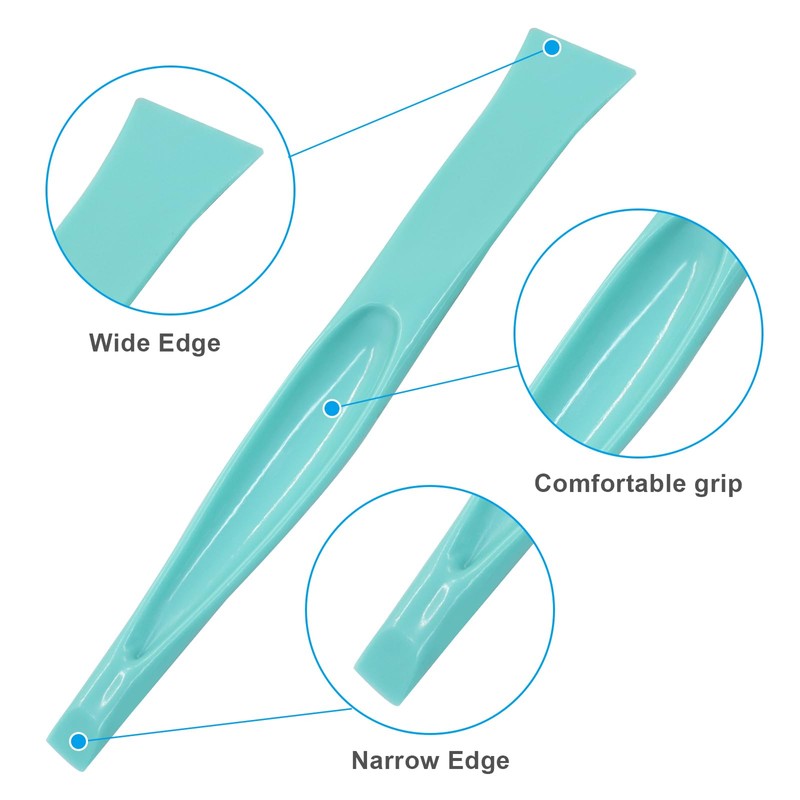 Moicstiy 3Pcs Plastic Scraper Tool, No-Scratch Cleaning Scraper Tool for
