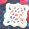 4th of July Nails Press ons Medium Square Press on