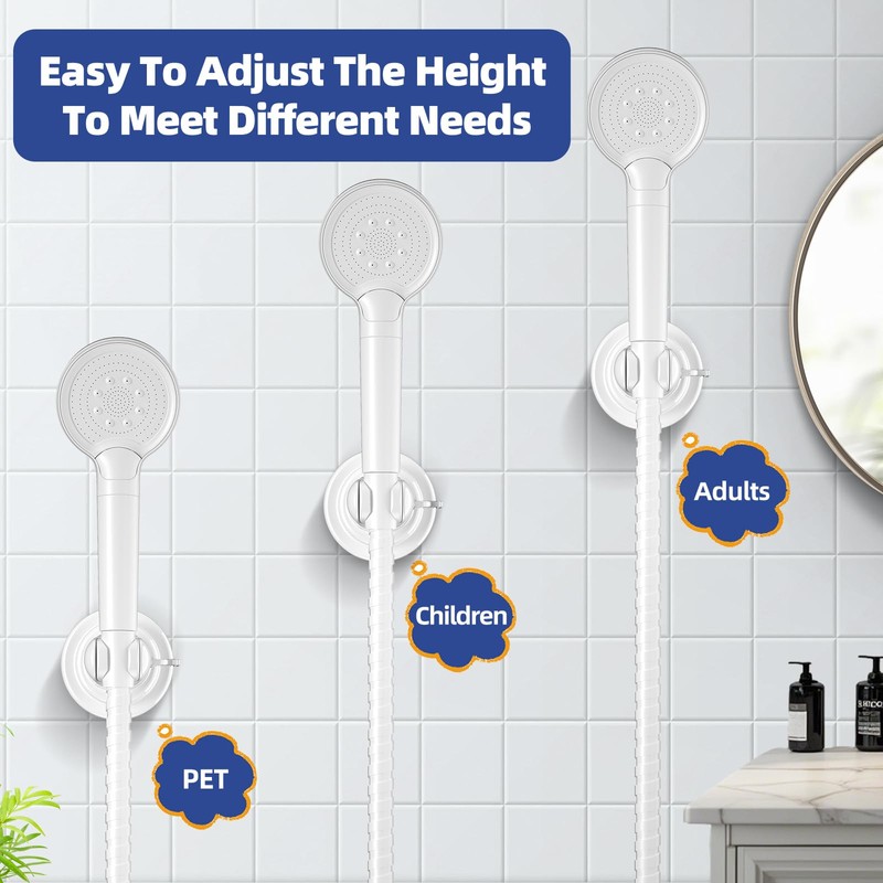 Handheld Shower Head Holder , Suction Cup Shower Head Holder,