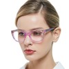 OCCI CHIARI Clear Reading Glasses for Women 3.0 Red Stylish