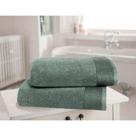 Belizzi Home Ultra Soft 2 Pack Oversized Bath Towel Set 28x55 inches, 100% Cotton Large Bath Towels, Ultra Absorbant Compact Quickdry & Lightweight Towel, Ideal for Gym Travel Camp Pool - Jade