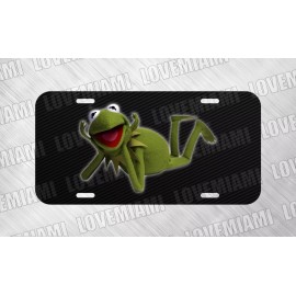 yoyo247 For Kermit The Frog Fans Muppet  License Plate Auto Car Tag FREE SHIP