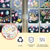 CHIHOLEN Easter Window Stickers,9 Sheets Easter Window Decoration,Double Sides Easter