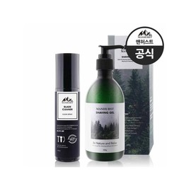 Manhurst Blade Cleaner 100ml+Shaving Gel 300ml / 맨허스트 블레이드 클리너 100ml+쉐이빙젤 300ml