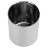 Stainless Steel Pencil Cup Holder Desk Organizer Flower Vases Pen