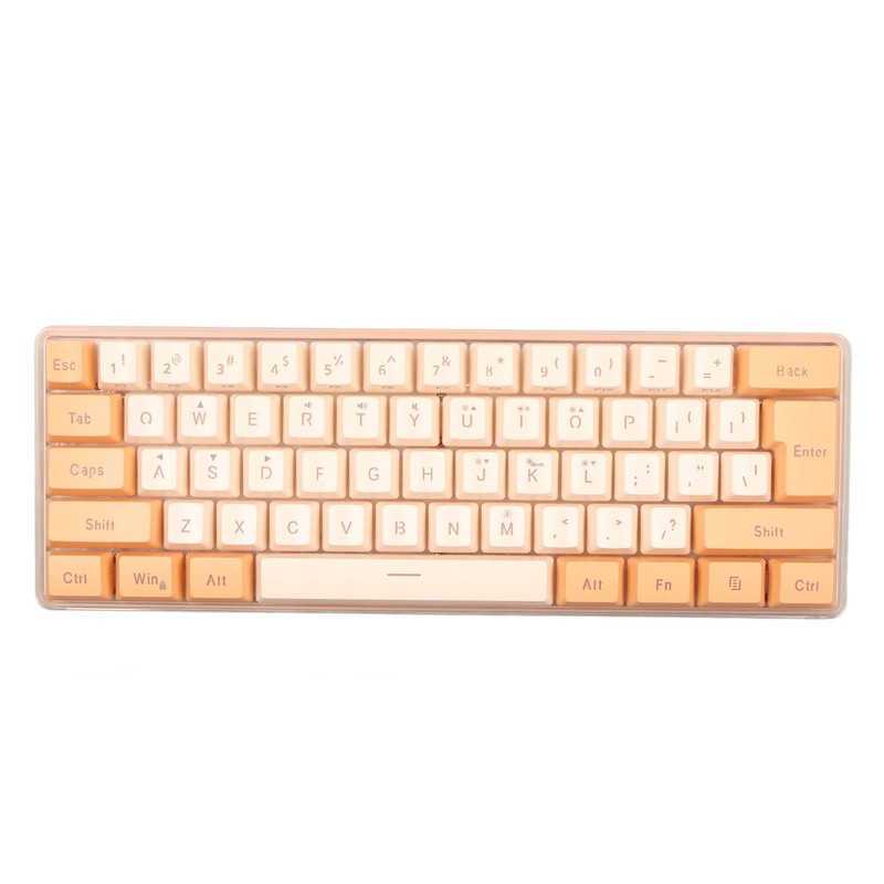 60% Wired Gaming Keyboard RGB Mini Keyboard Imitated Mechanical Technique