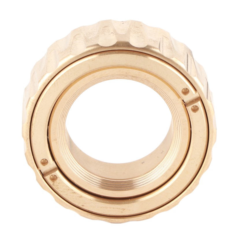 Gears Fidget Ring Anxiety Relief Rotatable Portable Metal Magnetic Adults