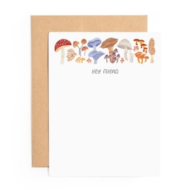 Flora & Fauna Flat Note Set by 1CANOE2, Blank Cards and Envelopes, Thank You Card, Stationery Set, Thank You Notes, Greeting Cards with Envelopes