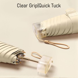 PTGRSWK Pocket-Sized Umbrella - Mini Folding Umbrella for Purse, Lightweight Sun & Rain Shield