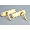 Designer Levers - Mocho Round Plate Lever Door Handle -