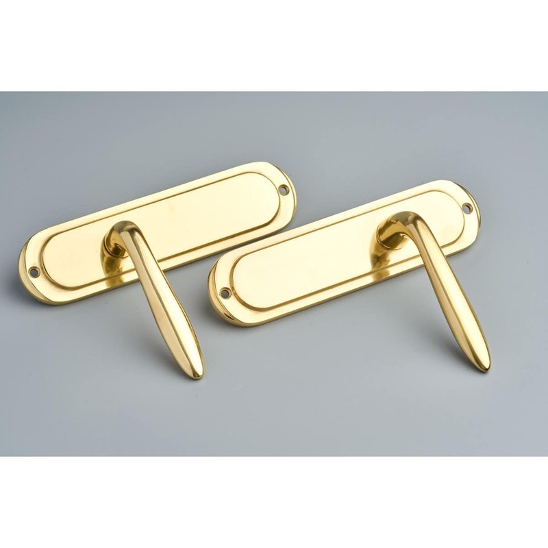 Designer Levers - Mocho Round Plate Lever Door Handle -