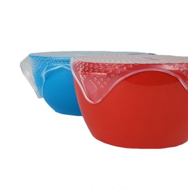 Viovia Silicone Bowl Covers - Set of 2, Flexible Reusable Food Storage Silicone Covers, Silicone Stretch Lids