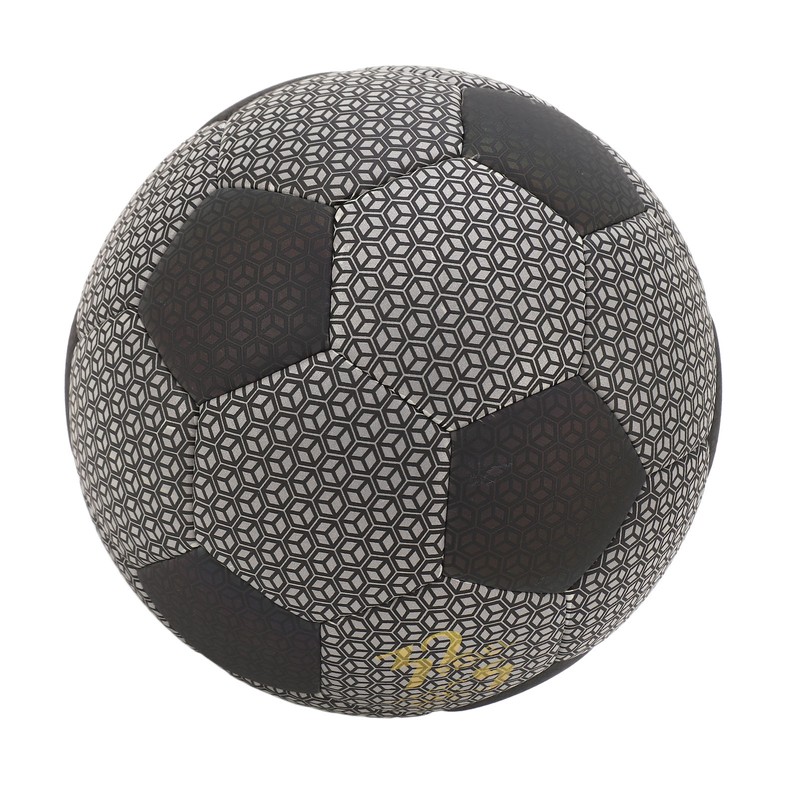 Luminous Glowing Football Holographic Reflective PU Machine Stitched Night Glowing