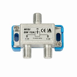 WISI DM 12 A SAT Splitter 2 Way 6 dB