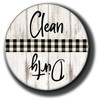 Dishwasher Magnet Clean Dirty Sign Indicator, Trendy Universal Flip Kitchen