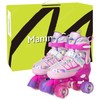 MammyGol Roller Skates for Kids Boys Girls, Adjustable Quad Skates